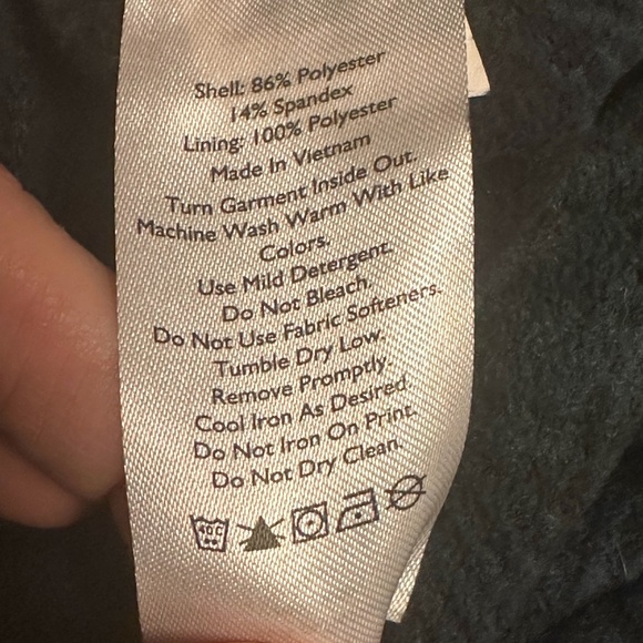 Eddie Bauer StormRepel Fleece Lined Jogger Pants 12 Navy Cargo Gorpcore Outdoor - Picture 15 of 15